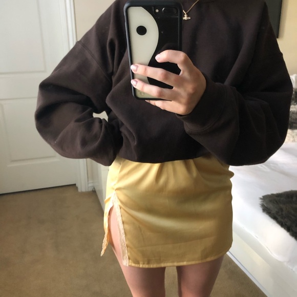 BARE MINIMALE YELLOW SKIRT - Picture 3 of 3